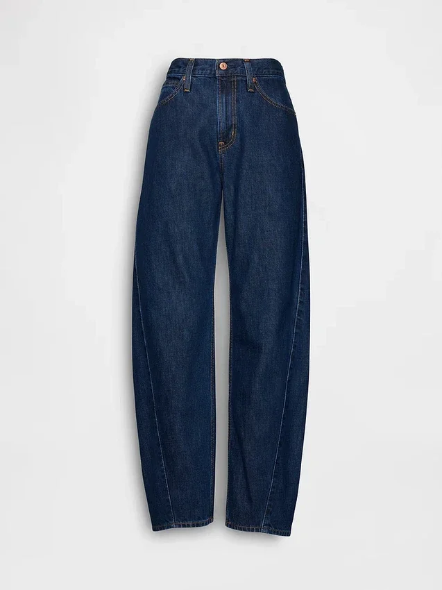 Yüksek Bel Barrel Jean'ler
