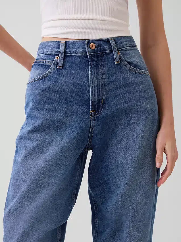 Yüksek Bel Barrel Jean'ler
