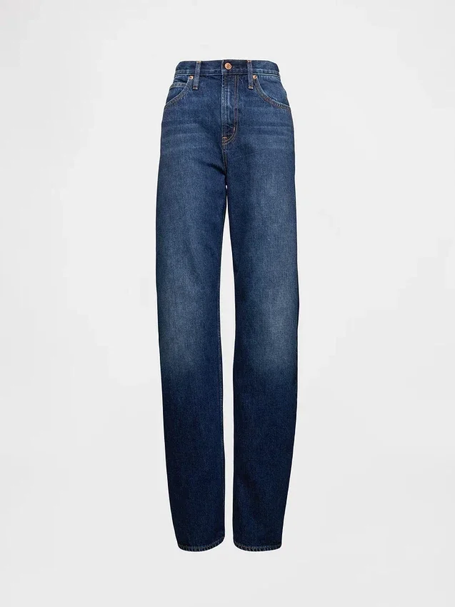 Yüksek Bel Barrel Jean'ler