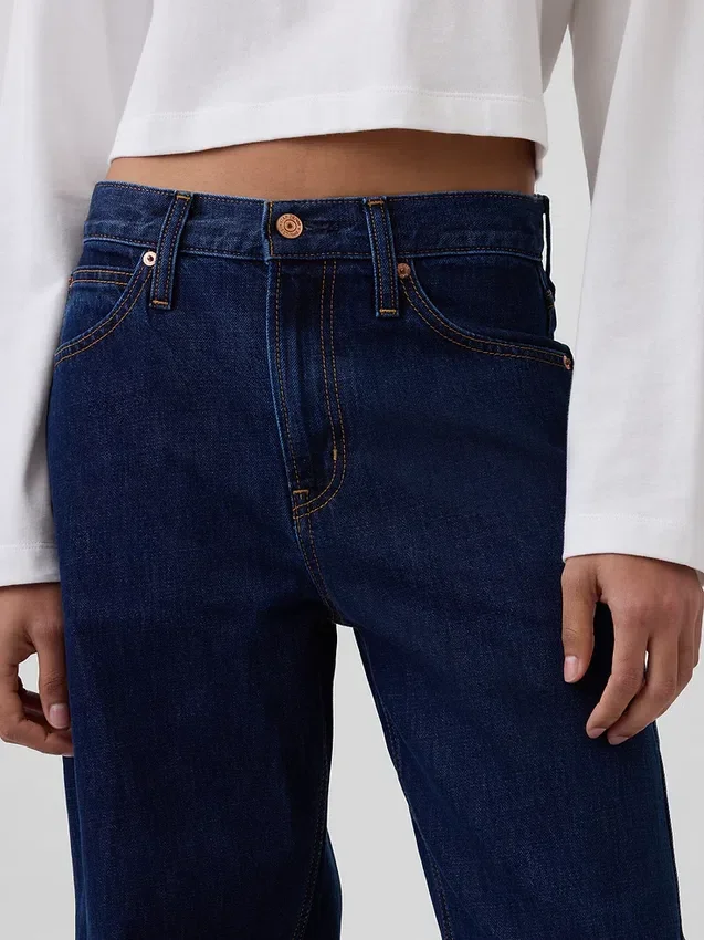 Yüksek Bel Barrel Jean'ler