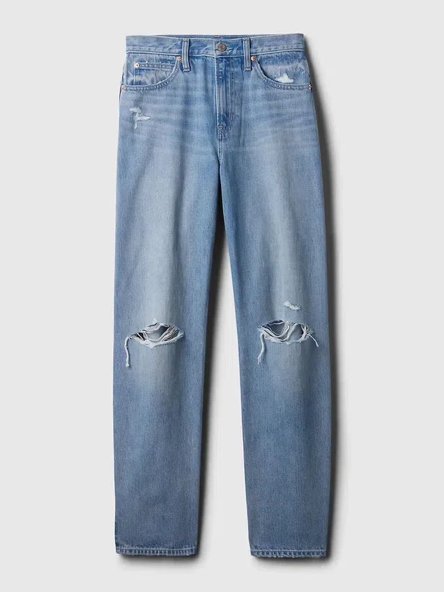 Yüksek Bel Barrel Jean'ler