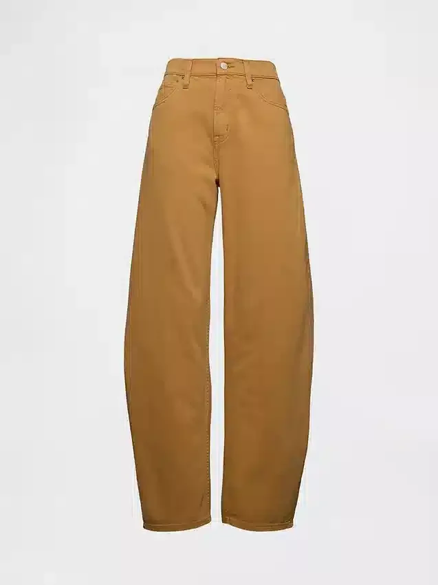 Yüksek Bel Barrel Jean'ler