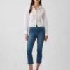 Yüksek Bel Capri Jean'ler