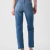 Yüksek Bel Cheeky Düz Kesim Jean'ler