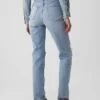 Yüksek Bel Cheeky Düz Kesim Jean'ler