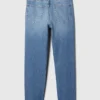 Yüksek Bel Cheeky Düz Kesim Jean'ler