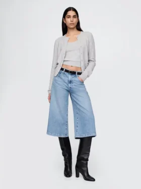 Yüksek Bel Culotte Jean'ler