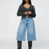 Yüksek Bel Culotte Jean'ler
