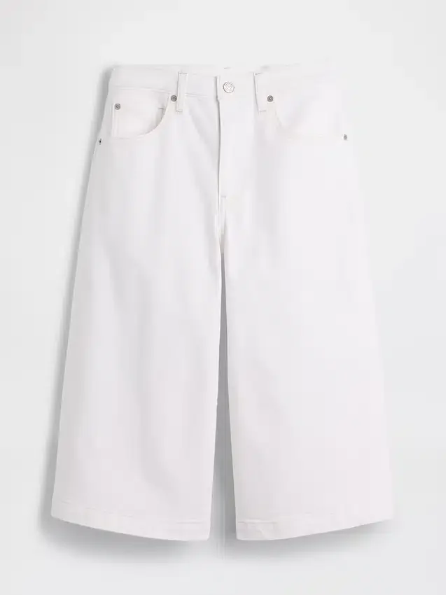 Yüksek Bel Culotte Jean'ler