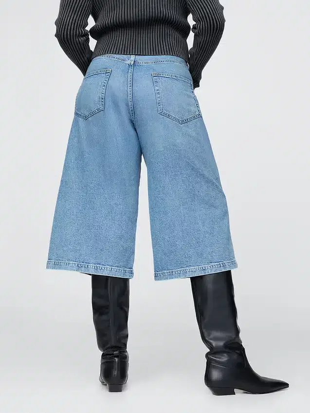 Yüksek Bel Culotte Jean'ler
