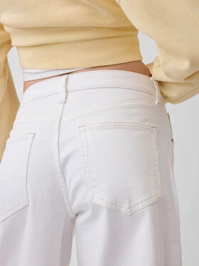 Yüksek Bel Culotte Jean'ler