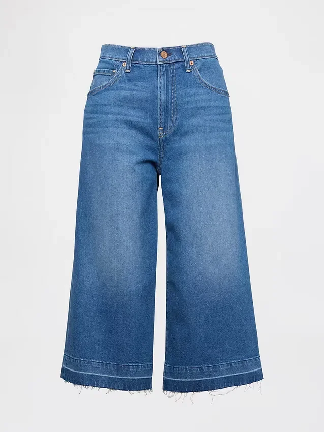 Yüksek Bel Culotte Jean'ler