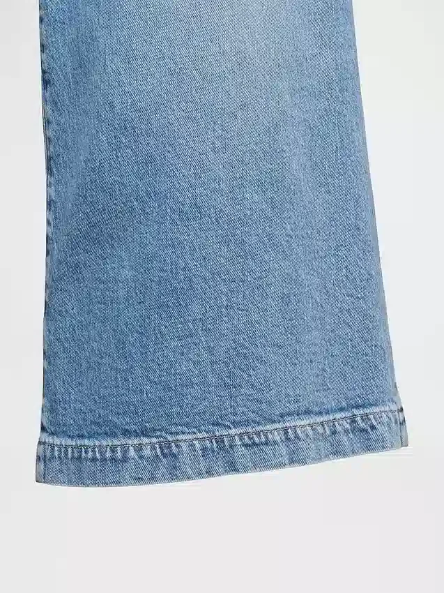 Yüksek Bel Culotte Jean'ler