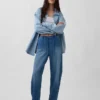 Yüksek Bel Easy Barrel Jean'ler