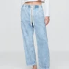 Yüksek Bel Easy Barrel Jean'ler