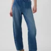 Yüksek Bel Easy Barrel Jean'ler