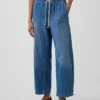 Yüksek Bel Easy Barrel Jean'ler