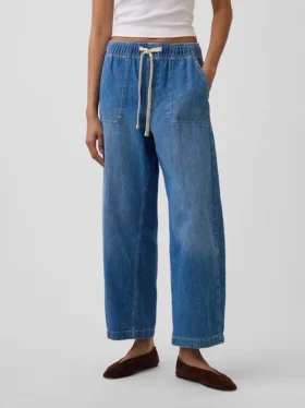 Yüksek Bel Easy Barrel Jean’ler