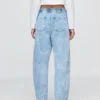 Yüksek Bel Easy Barrel Jean'ler