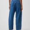 Yüksek Bel Easy Barrel Jean'ler
