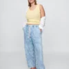 Yüksek Bel Easy Barrel Jean'ler