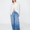 Yüksek Bel Easy Barrel Jean'ler