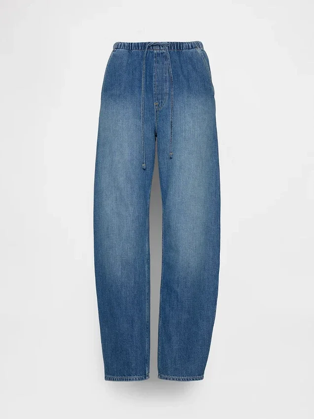 Yüksek Bel Easy Barrel Jean'ler