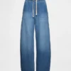 Yüksek Bel Easy Barrel Jean'ler