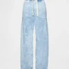 Yüksek Bel Easy Barrel Jean'ler
