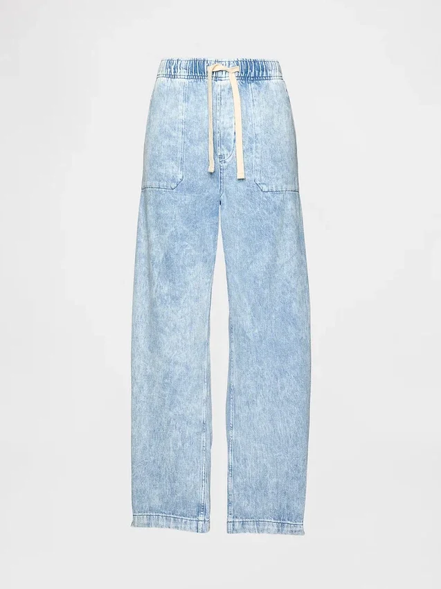 Yüksek Bel Easy Barrel Jean'ler