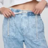 Yüksek Bel Easy Barrel Jean'ler