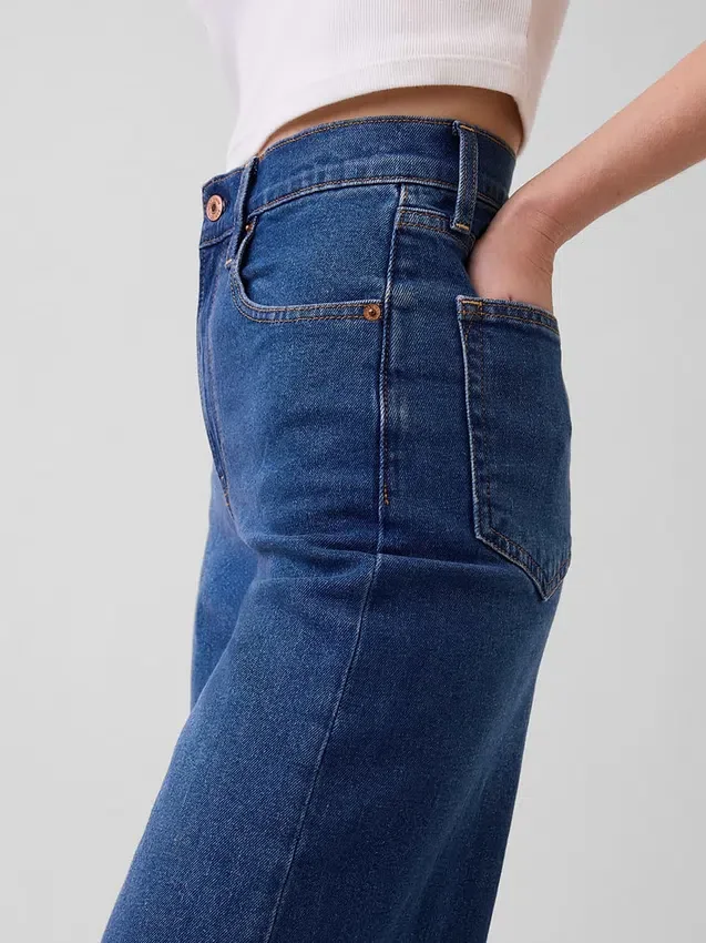 Yüksek Bel, Geniş Paça Jean'ler
