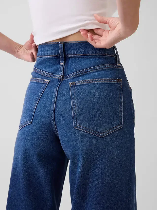 Yüksek Bel, Geniş Paça Jean'ler
