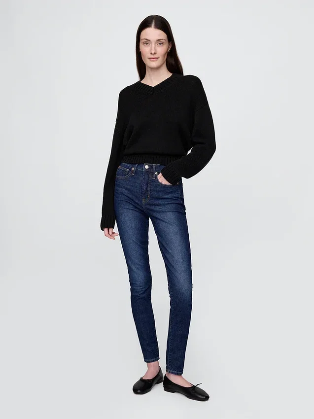 Yüksek Bel Gerçek Skinny Jean'ler