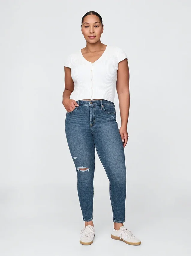 Yüksek Bel Gerçek Skinny Jean'ler