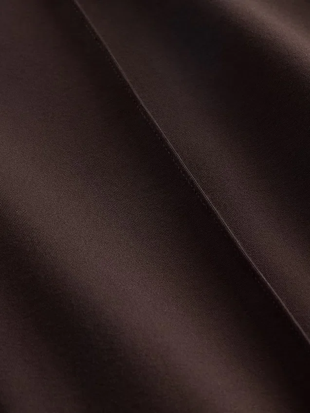 Yüksek Bel Çift Örme Çizme Paça Pantolon