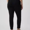 Yüksek Bel Çift Örme Skinny Pantolonlar