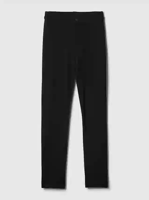 Yüksek Bel Çift Örme Skinny Pantolonlar