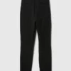 Yüksek Bel Çift Örme Skinny Pantolonlar