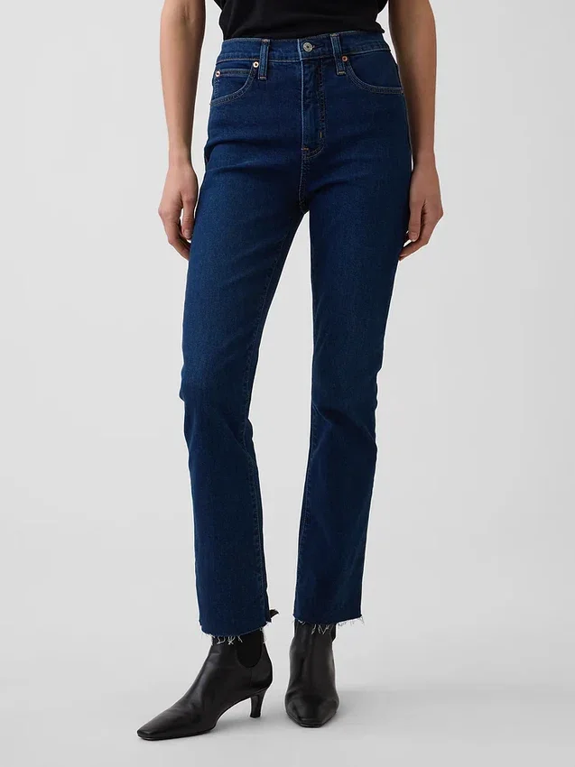 Yüksek Bel Kick Flare Jean'ler