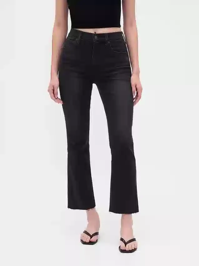 Yüksek Bel Kick Flare Jean'ler