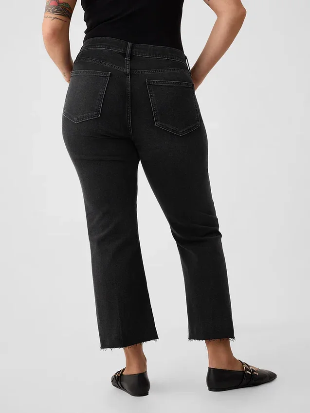 Yüksek Bel Kick Flare Jean'ler