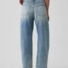 Yüksek Bel Kısaltılmış Geniş Paça Jean'ler