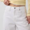 Yüksek Bel Kısaltılmış Geniş Paça Jean'ler