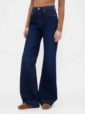 Yüksek Bel Rahat Flare Jean’ler