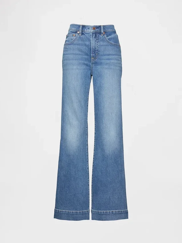 Yüksek Bel Rahat Flare Jean'ler