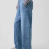Yüksek Bel, Ultra Yumuşak, Rahat Kesim Barrel Jean'ler