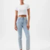 Yüksek Bel Vintage Slim Jean'ler