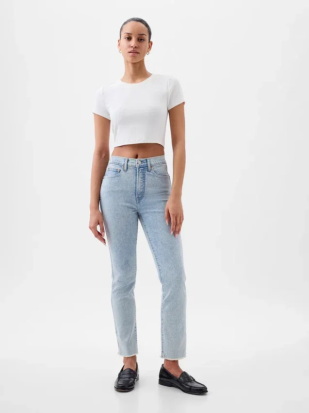 Yüksek Bel Vintage Slim Jean'ler