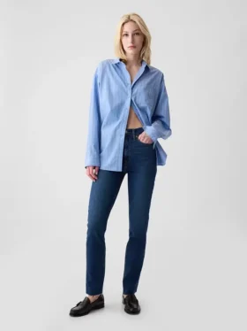 Yüksek Bel Vintage Slim Jean'ler